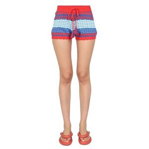 Gallo 1927 Women Striped Pattern Shorts